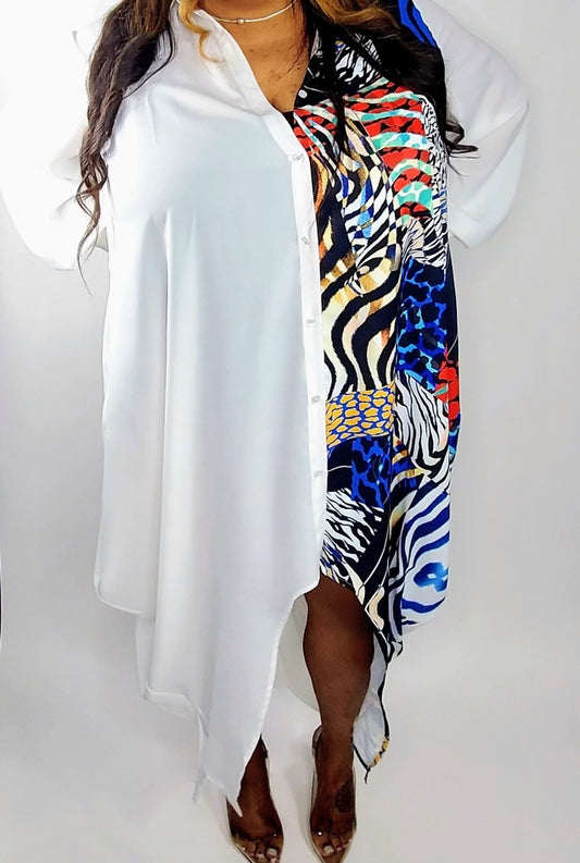 Aurelia Button Down Midi